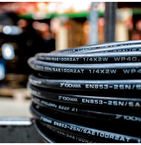 SAE100R2 Hydraulic Hose  Yokohama Double Wire Braid Hose
